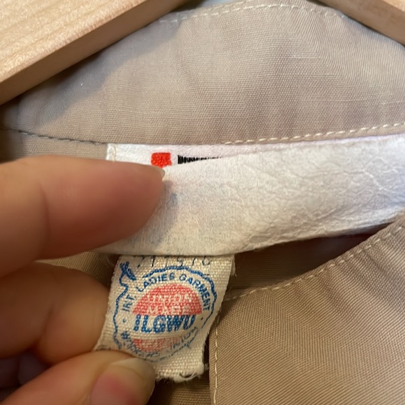 unique kappi fishnet top knit crochet top with puff sleeves union made - Picture 3 of 5